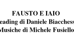 Fausto e Iaio – Reading di Daniele Biacchessi